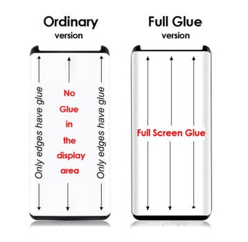 Galaxy S8 Plus Full Glue Case Friendly Tempered Glass Protec, Ophalen of Verzenden, Nieuw