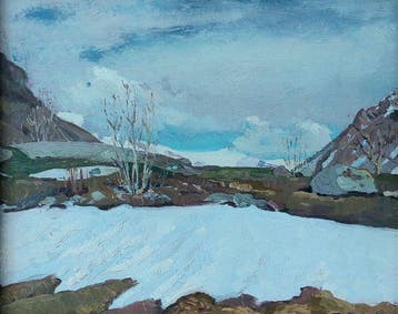 Giuseppe Sobrile (1879-1956) - Ultima neve