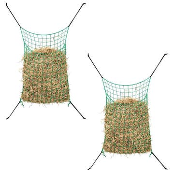 vidaXL Hooinetten 2 st 90x60 cm rechthoekig polypropeen, Verzenden