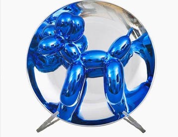 Jeff Koons (1955) - Balloon Dog (Blue) 2002 MOCA