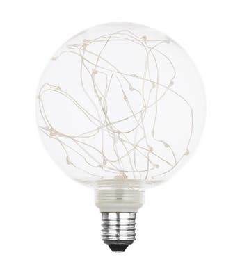 LED G125 Globelamp E27 1.5W met 30 gekleurde lampjes Niet..., Ophalen of Verzenden, Nieuw