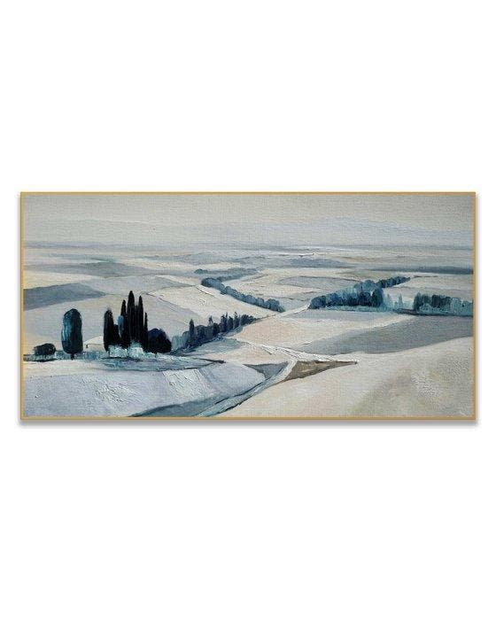 StefanoArt - Silver Fields, Antiek en Kunst, Kunst | Schilderijen | Modern