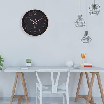 Stille Wandklok 30cm met Radiobesturing - Automatische Tijdi, Verzenden, Nieuw