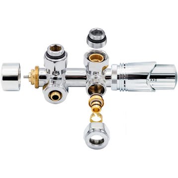 Thermostatische Radiator Aansluitset - Leoni -, Ophalen of Verzenden, Nieuw