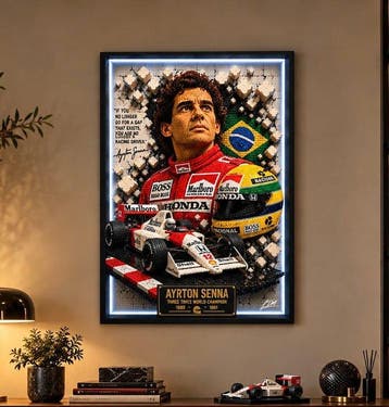 Lego Merchandise - Art - “Ayrton Senna – Racing Legend in, Nieuw