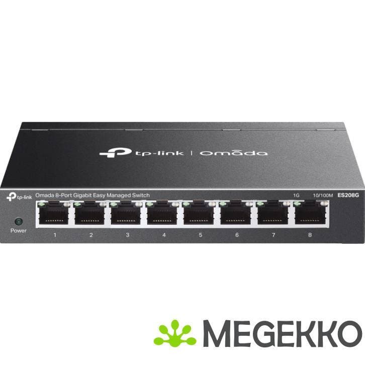 TP-Link ES208G netwerk-switch Managed Gigabit Ethernet, Computers en Software, Netwerk switches, Nieuw, Verzenden