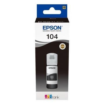 Epson 104 inktfles zwart (origineel), Verzenden, Nieuw, Epson