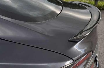 Tesla Model S achterklep spoiler glans grijs carbon, Verzenden