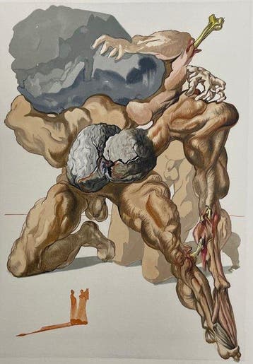 Salvador Dali (1904-1989) - The Avaricious and the Prodigal