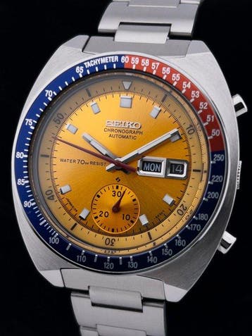 Seiko - Pogue Pepsi Orange dial - Zonder minimumprijs -