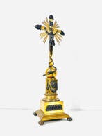 Beeld, Baroque Style Corpus Christi Crucifix with Globe and