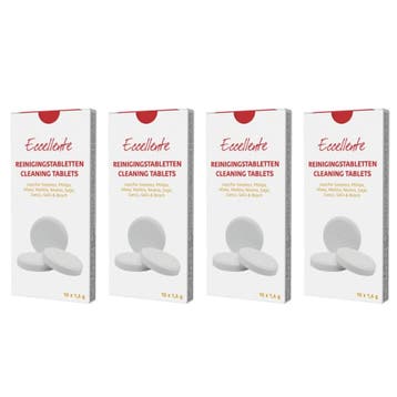 ECCELLENTE Koffiemachine reinigingstabletten - 40 stuks, Ophalen of Verzenden, Nieuw