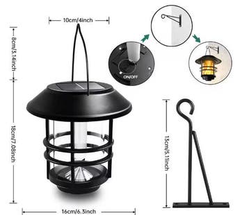 Solar Hanglantaarn – LED Vlam Effect, Waterdicht, Verzenden, Nieuw