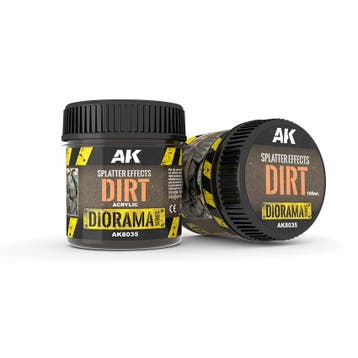 AK AK8035 SPLATTER EFFECTS DIRT 100ML, Nieuw