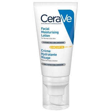 CeraVe  Crème Hydrante Visage Gezichtscrème met SPF50  52 ml, Verzenden, Nieuw