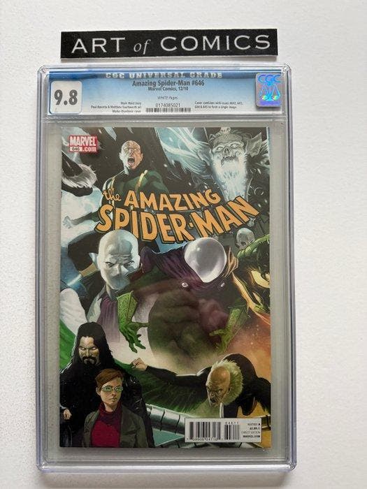 The Amazing Spider-Man #646 - CGC 9.8 - Cover Forms Single, Boeken, Strips | Comics
