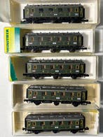 Minitrix N - Modeltrein personenwagen (5) - 5, Nieuw