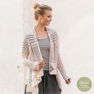 Patroon Gehaakt Vierkant Vest Blossoming Beauty met kant, Ophalen of Verzenden, Nieuw