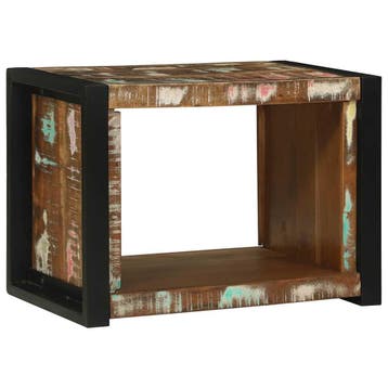 vidaXL Wandkubus Bruin 55 x 35 x 40 cm Massief Gerecycled, Verzenden, Nieuw