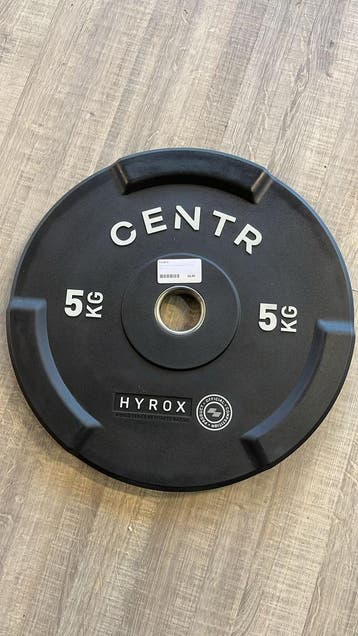 Centr x HYROX Competition Edge Bumper Plate - 5 kg, Ophalen of Verzenden, Nieuw, Halterschijven