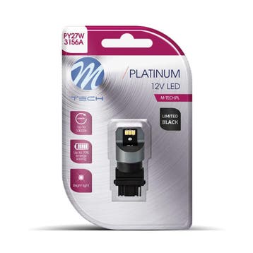 M-Tech Platinum Limited Black - PY27W 12-24V - Canbus -..., Verzenden, Nieuw