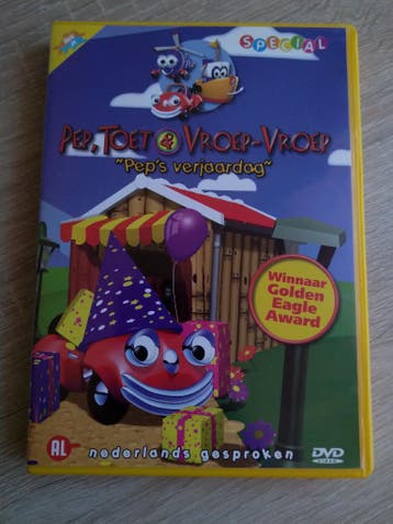 DVD - Pep, Toet en Vroep-Vroep - Peps Verjaardag, Cd's en Dvd's, Avontuur, Gebruikt, Verzenden, Alle leeftijden