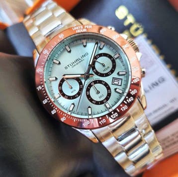Stührling Original - Ice Blue - Tiffany - Seiko -, Nieuw