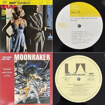 John Barry - From Russia With Love / Moonraker (007, Nieuw in verpakking