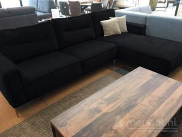 Loungebank Capelle - loungebanken - Zwart, Nieuw, 150 cm of meer, Overige materialen, 200 tot 250 cm