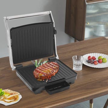 Contact Grill Elektrisch - 2000W Grillplaat met Anti-aanbakl, Verzenden, Nieuw