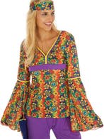 2dekans | Dressforfun Vrouwenkostuum Hippie L -, Ophalen of Verzenden, Zo goed als nieuw