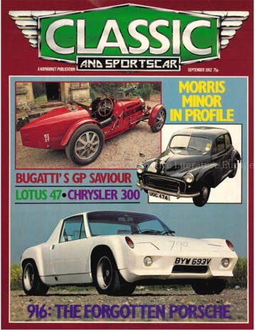 1982 CLASSIC AND SPORTSCAR MAGAZINE (09) SEPTEMBER ENGELS, Nieuw, Author