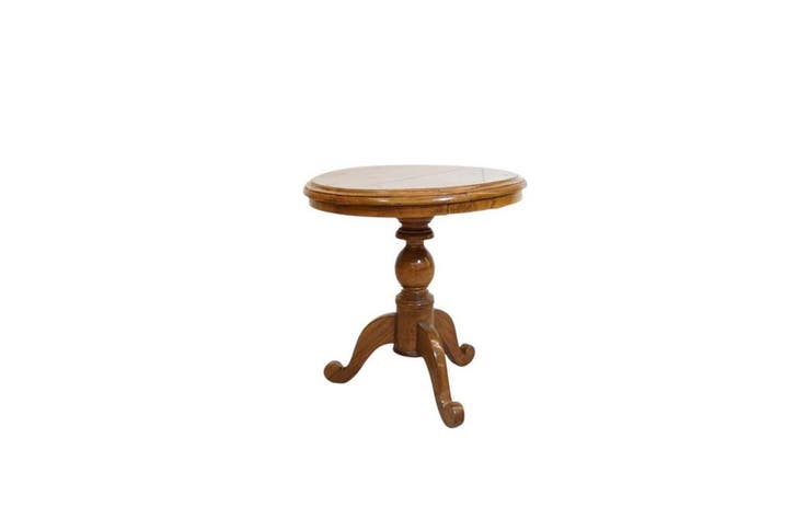 Klassieke houten wijntafel / bijzettafel op driepoot, Huis en Inrichting, Tafels | Bijzettafels, Ophalen of Verzenden