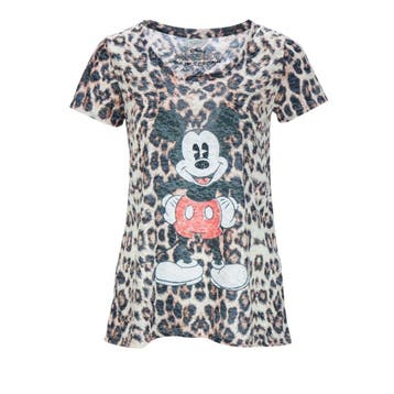Frogbox • tijger t-shirt Mickey • 38, Maat 38/40 (M), Princess goes Hollywood, Bruin, Verzenden