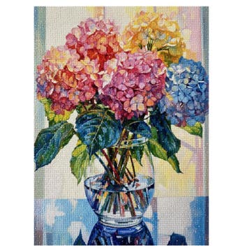 Maaleo Diamond painting bloemenboeket 40 × 30 cm compleet.., Ophalen of Verzenden, Nieuw