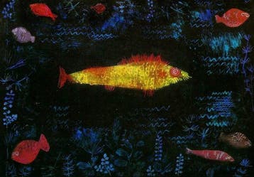 Paul Klee - “The golden fish, 1925”.