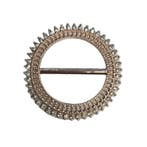 Fako Bijoux - Sjaalklem - Ring Met Strass - Ø 45mm - Rosé, Verzenden, Nieuw