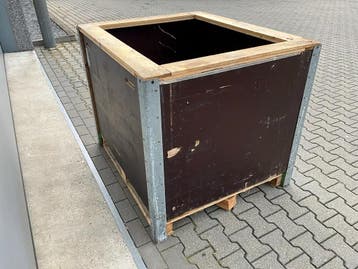 Houten Stapelkrat palletbox 100x125x105cm (Opslag, Diverse), Verzenden