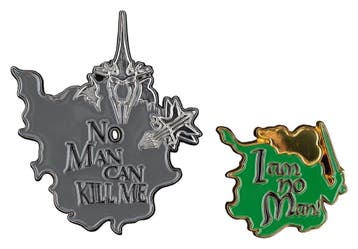 Lord of the Rings No Man can Kill Me & I Am No Man! Pin Set, Verzamelen, Ophalen of Verzenden, Nieuw