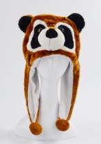 Muts Flappen Bruine Wasbeer Laplander met Oortjes Raccoon Be, Ophalen of Verzenden, Nieuw