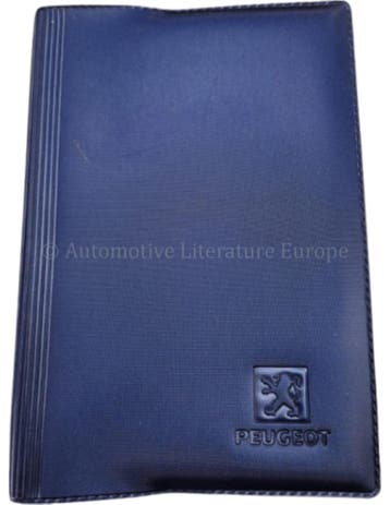 PEUGEOT 106 206 206CC 1007 807 BOORDMAP BLAUW