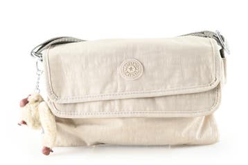 Kipling Schoudertas Beige, Verzenden, Zo goed als nieuw, Beige