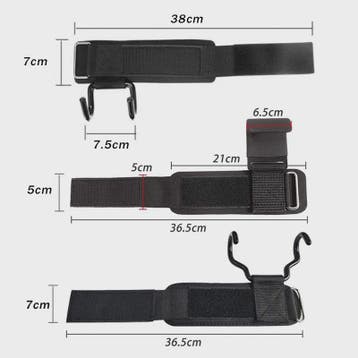 Fitness Grip Hooks met Polsbanden - Verbeter je Kracht en Gr, Verzenden, Nieuw