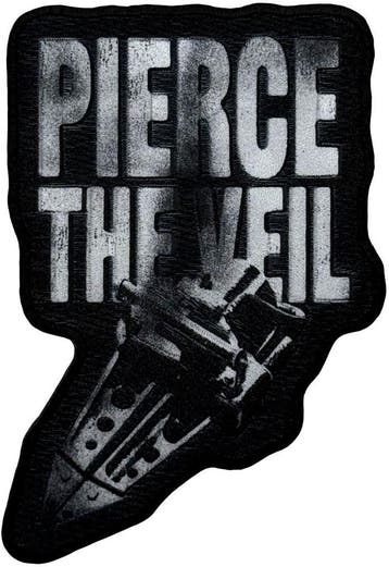 Piercre the Veil - Large Text Opstrijk Patch off merchandise, Ophalen of Verzenden, Nieuw, Kleding