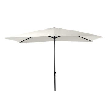 Tierra Outdoor Savi Centre Pole Parasol 200 x 300 cm Ecru, Nieuw