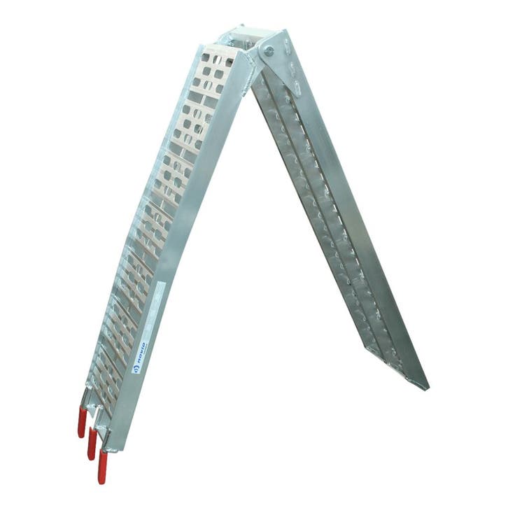 Novio Oprijplaat opklapbaar aluminium 2250  x 280, Auto diversen, Aanhangwagen-onderdelen, Ophalen of Verzenden