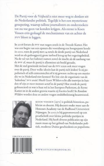 Rondom Wilders 9789461055224 Koen Vossen, Verzenden, Zo goed als nieuw, Koen Vossen