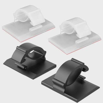 30x Kabel Organizer Clips - Draad Beheer voor Bureau, Auto &, Verzenden, Nieuw