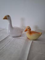 Caugant - Ovenschaal (2) - grote gans en gansje - Keramiek -