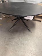 Iris eettafel rond, kleur old piano, Nieuw, Overige materialen